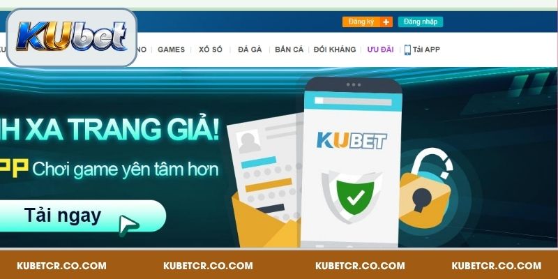 Chọn ngay mục đăng ký Kubet để bắt đầu quá trình tạo tài khoản