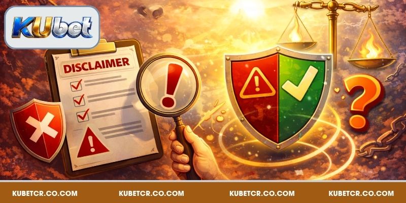 Lưu ý về miễn trừ trách nhiệm cho người chơi Kubet