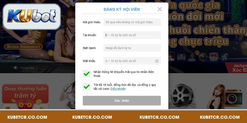 Tiến hành điền đầy đủ, chính xác thông tin theo yêu cầu