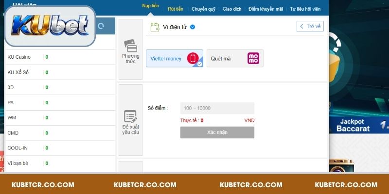 Ví điện tử cũng là phương thức nạp tiền đơn giản ai cũng có thể thực hiện